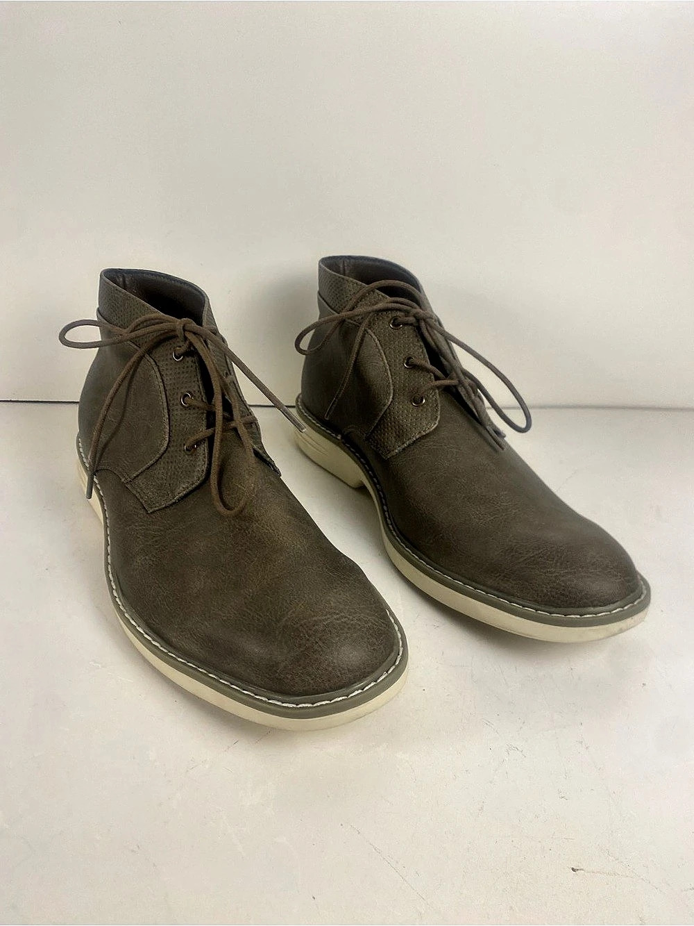 Ben Sherman Brown Synthetic Chukka Boots Size 8